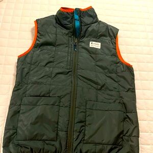 Olive green utility men’s vest